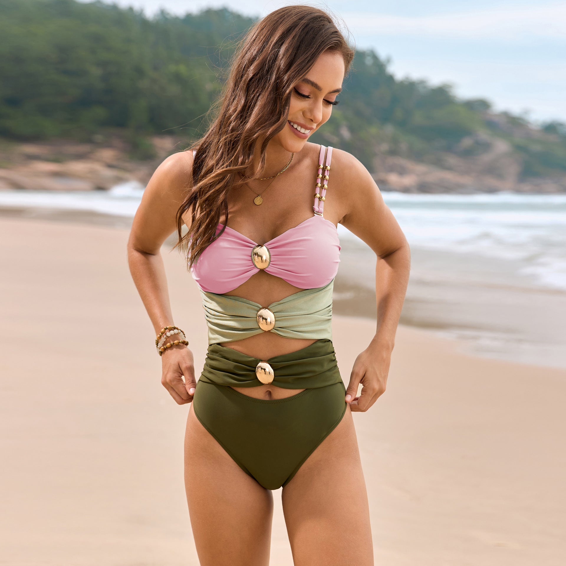 Sweetheart Neck One Piece Swimwear - Sexy Flattering Bathing Suit for Women, Perfect for Beach, Pool & Vacation | Google SEO Optimized