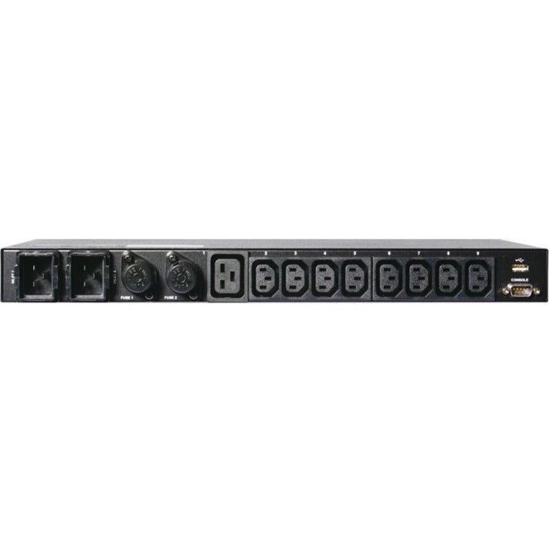 1 Phase 230V 16A IEC 60320 C20 Power Transfer Switch with 7XC13 & 1XC19 Connectors - Perfect for Server Racks, Data Centers & Industrial Equipment Backup Power Transfer