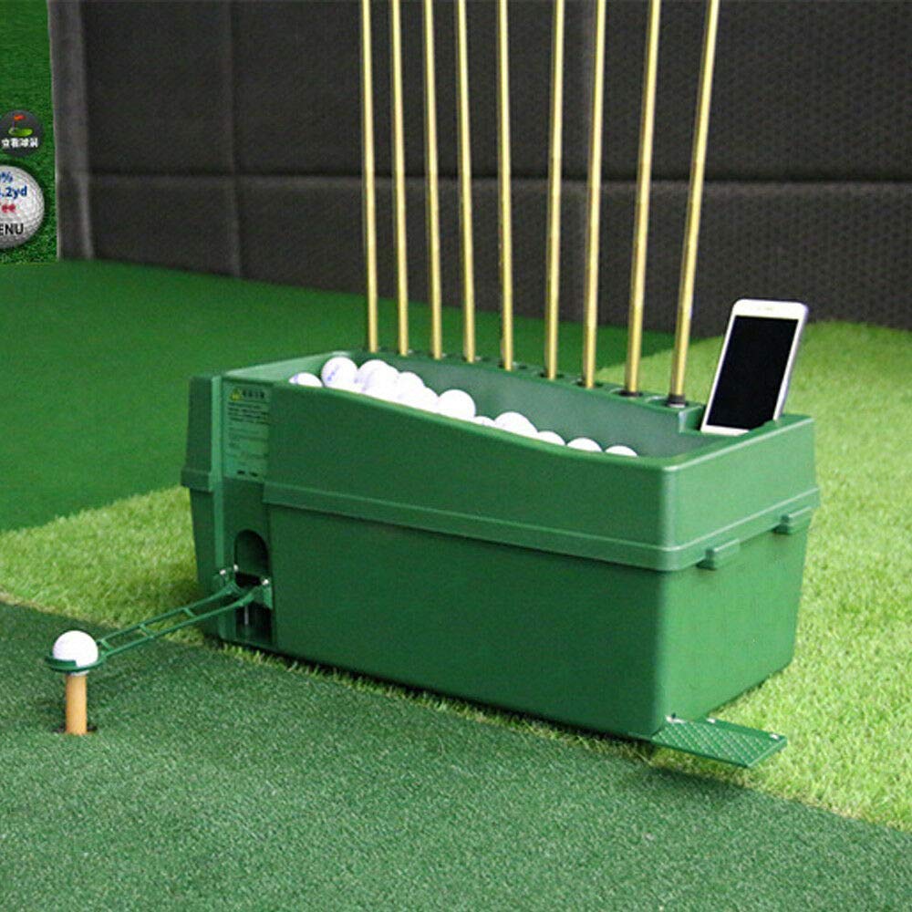 CNCEST Ethedeal Automatic Golf Ball Pitching Machine | Golf Ball Dispenser for Practice | No Electricity Required | Perfect for Driving Range & Backyard Training