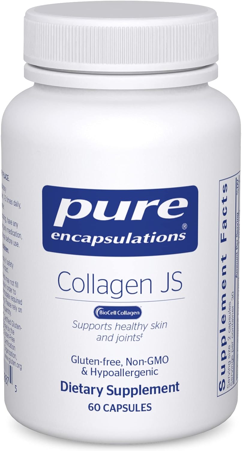 Pure Encapsulations Collagen JS - Hydrolyzed Collagen Peptides for Joint & Skin Health | Supports Mobility, Elasticity & Hydration | Perfect for Athletes, Fitness Enthusiasts & Anti-Aging