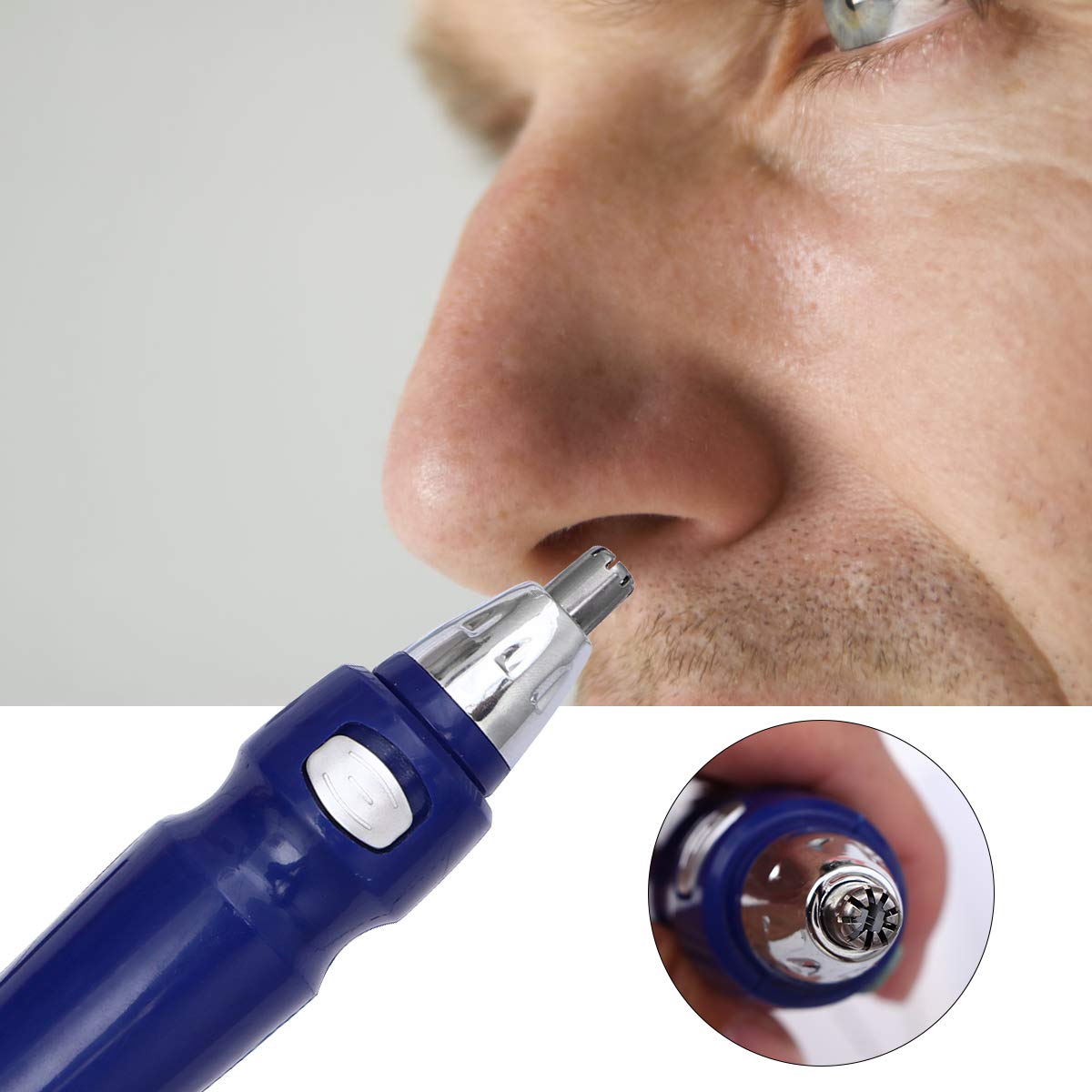 Beaupretty Electric Nose Hair Trimmer - USB Rechargeable Eyebrow & Facial Hair Shaver for Men & Women - Perfect for Travel, Grooming, and Personal Care