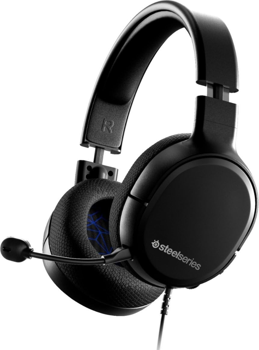 SteelSeries Arctis 1 Wireless Gaming Headset - Multi-Platform Compatible (PS5, PS4, PC, Xbox, Switch, Mobile) with Detachable ClearCast Mic - Perfect for Competitive Gaming & Streaming