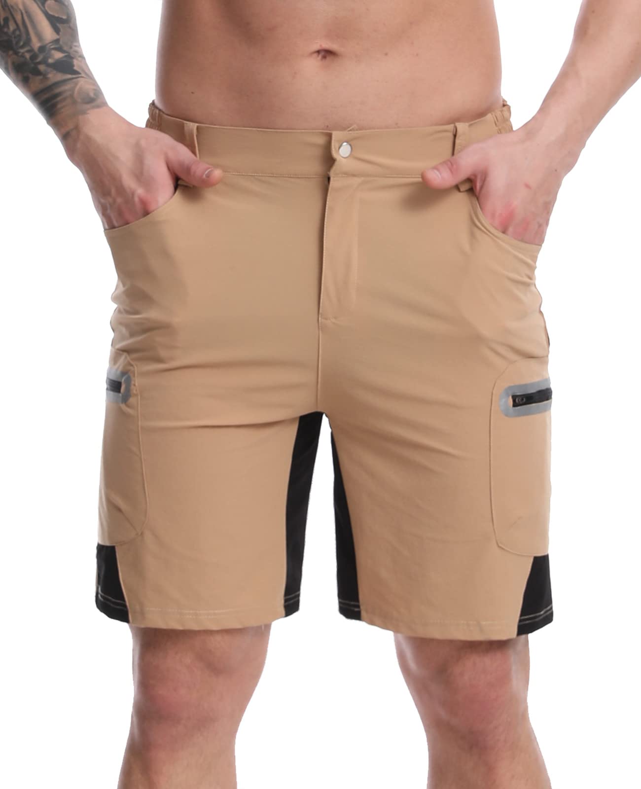 Surenow Men's Hiking Cargo Shorts - Lightweight Quick-Dry Outdoor Shorts for Summer, Fishing, Camping & Travel | Durable & Comfortable for Hiking, Backpacking & Adventure Activities