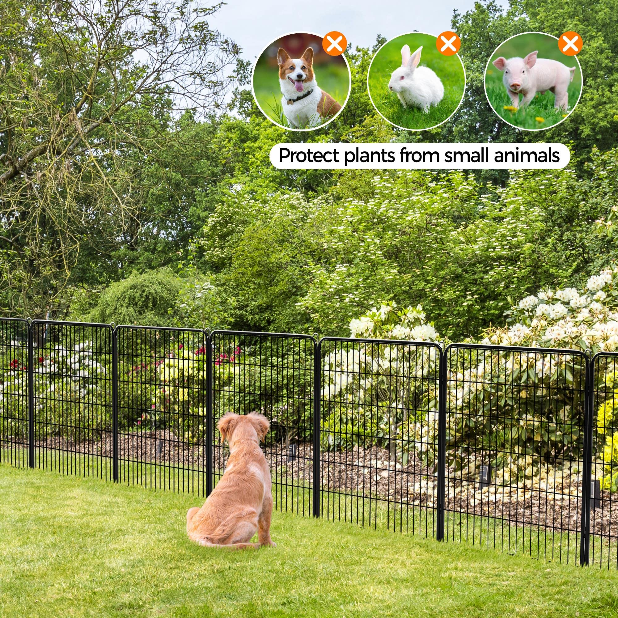 Yaheetech 24-Panel Foldable Dog Playpen - 40