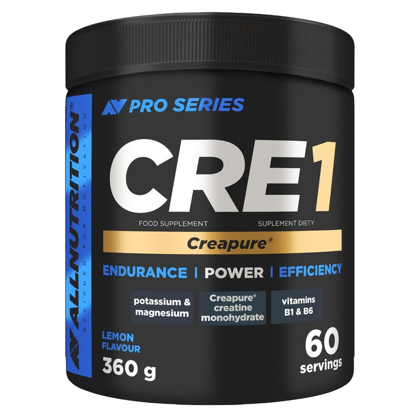 Allnutrition Pro Series CRE1 360g - Premium Creatine Monohydrate Powder for Muscle Growth & Recovery | Ideal for Athletes, Bodybuilders & Fitness Enthusiasts | Pre & Post Workout Supplement
