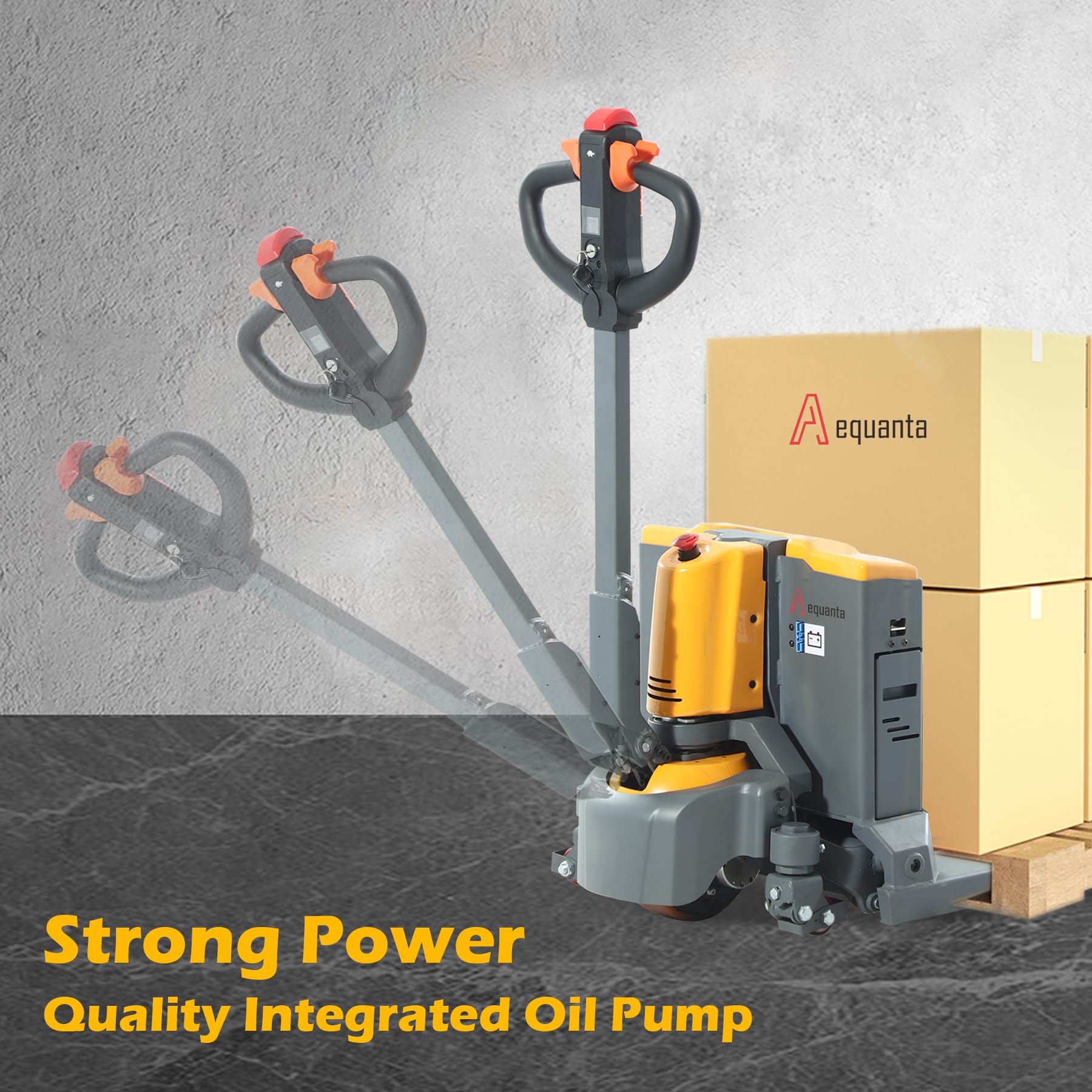 3300 lbs Capacity Full Electric Pallet Jack - 48