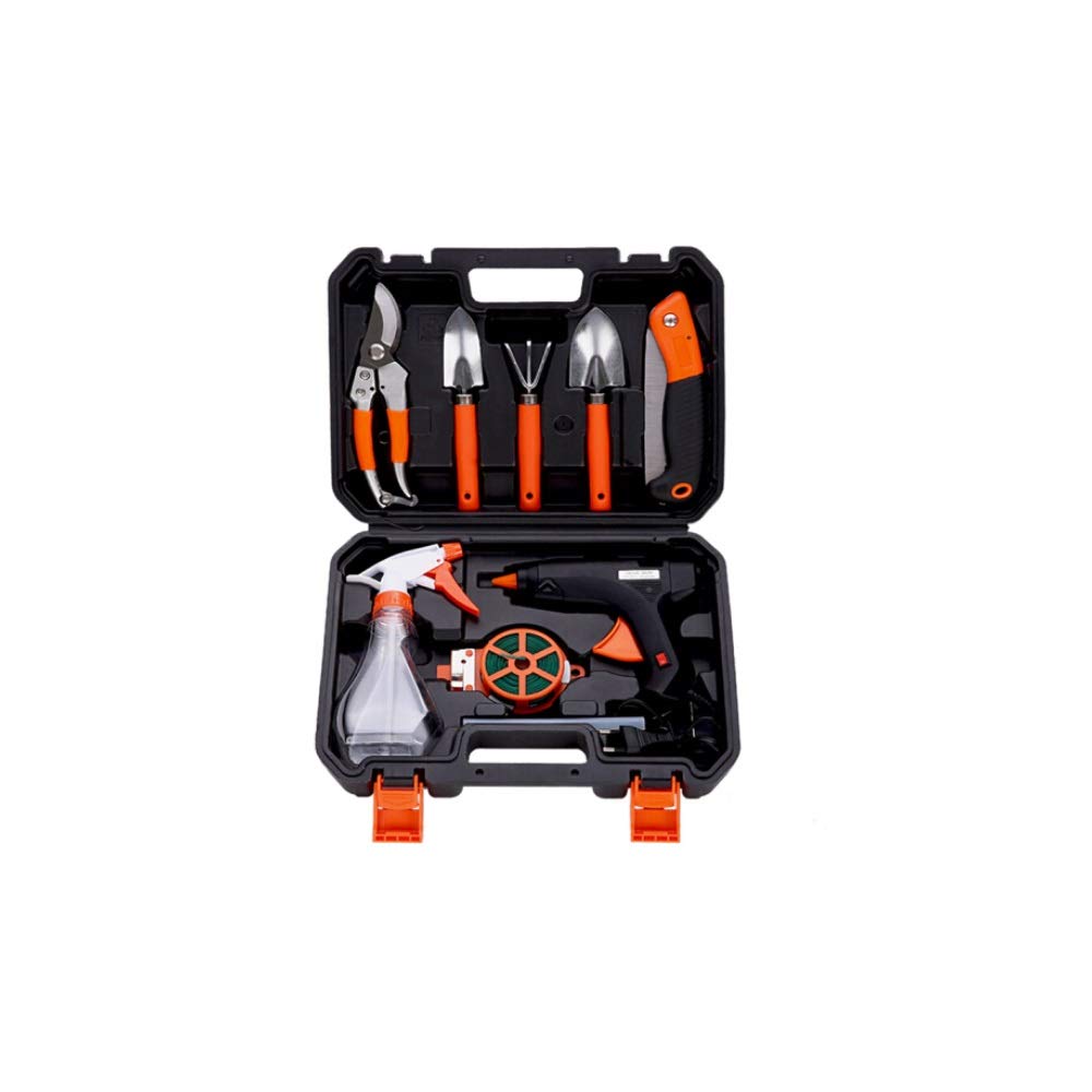 WUZHONGDIAN Professional Gardening Tools Set - 10-Piece Garden Flower Trimming Kit with Hot Melt Glue Gun for Pruning, Planting & DIY Crafts | Perfect for Home Gardeners, Landscaping & Floral Arrangements