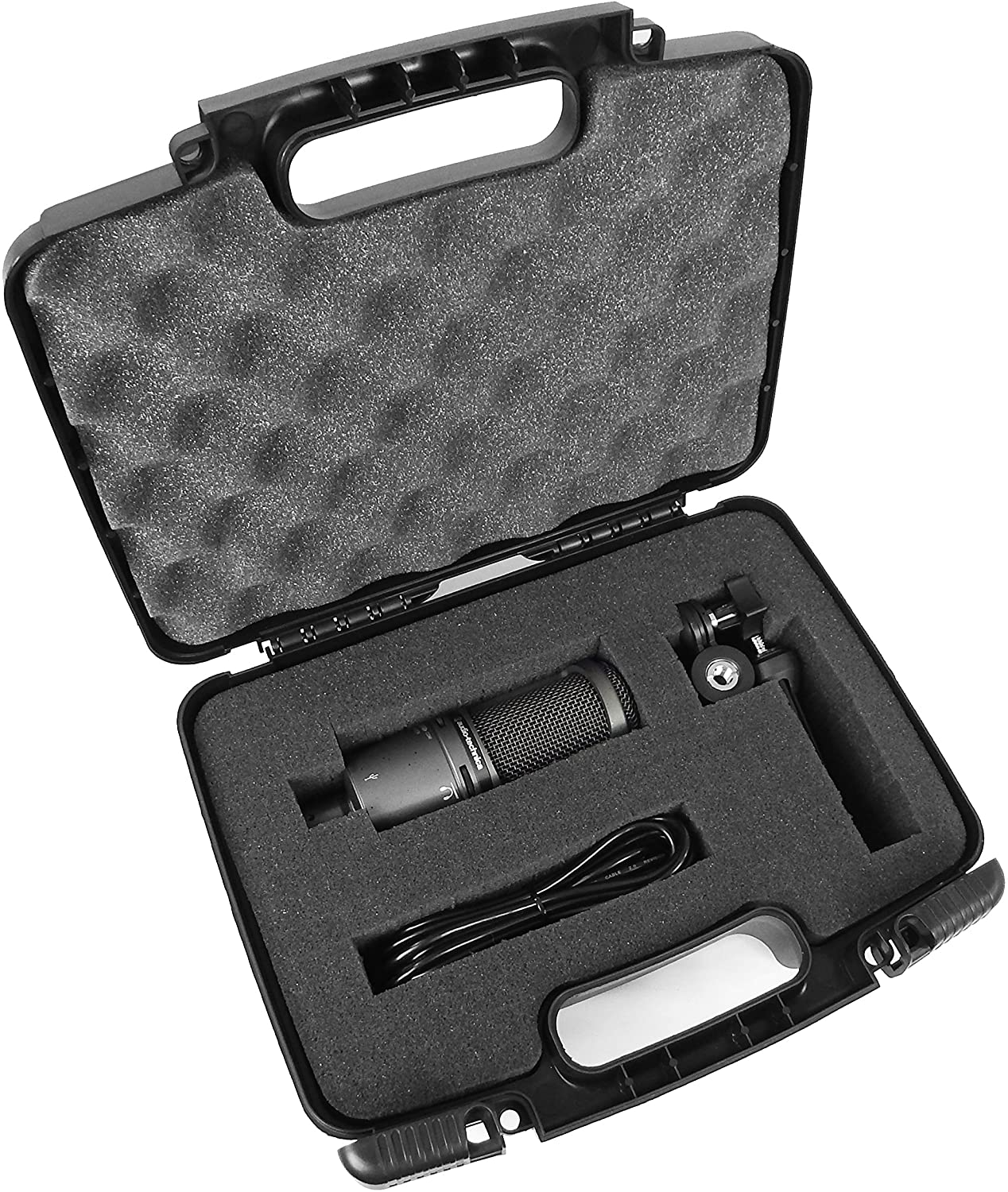 CASEMATIX Universal Microphone Case - Compatible with MXL Genesis, V67G, V69, 770, 990, 550, 551, 440, 4000, 5000, V67, V87 - Durable Protective Storage for Condenser, Capsule & Tube Mics - Perfect for Studio, Podcast & Field Recording