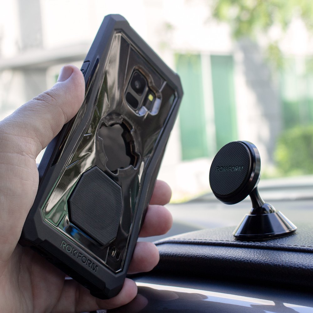 ROKFORM Galaxy S9 Magnetic Twist Lock Case - Military Grade Rugged S Series Protective Cover for Outdoor Adventures & Active Lifestyles