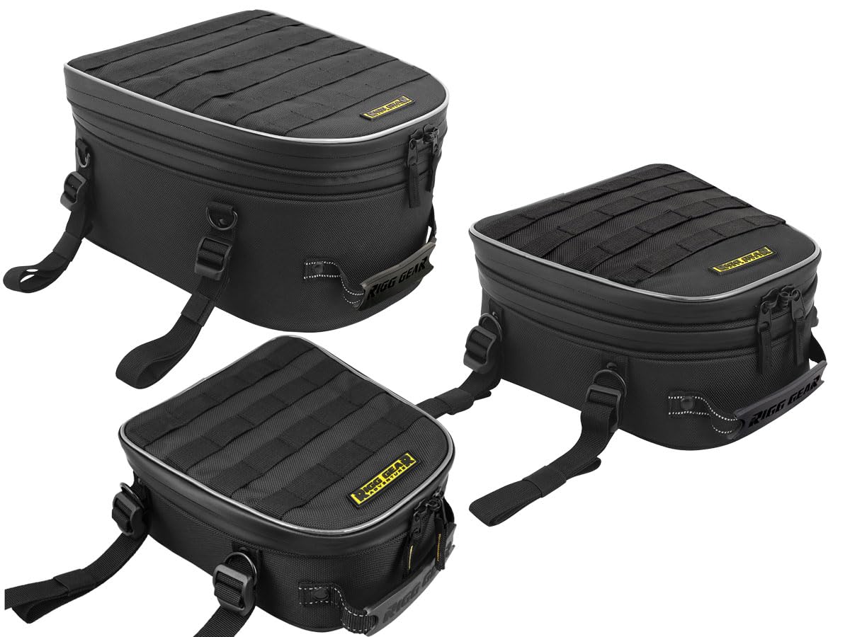 Nelson Rigg Trails End Motorcycle Tail Bag - Waterproof Durable Luggage for Bikes - Perfect for Commuting, Touring & Adventure Rides