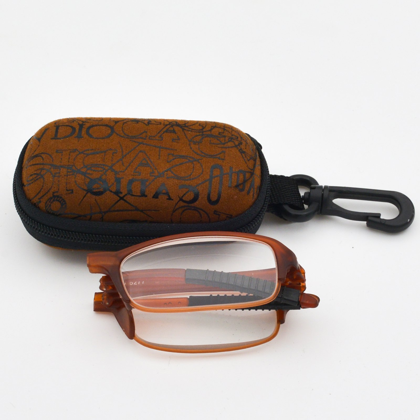 3 Pairs Lightweight Folding Reading Glasses with Travel Case - Perfect for Reading, Travel & On-the-Go Use