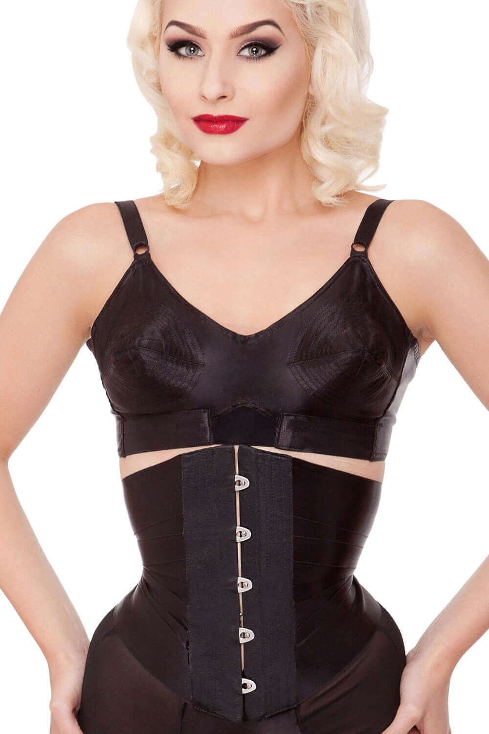 Court Royal Tempest Steel Boned Corset - Waist Training Corset for Women with Ribbon Lacing | Perfect for Burlesque, Cosplay & Evening Wear