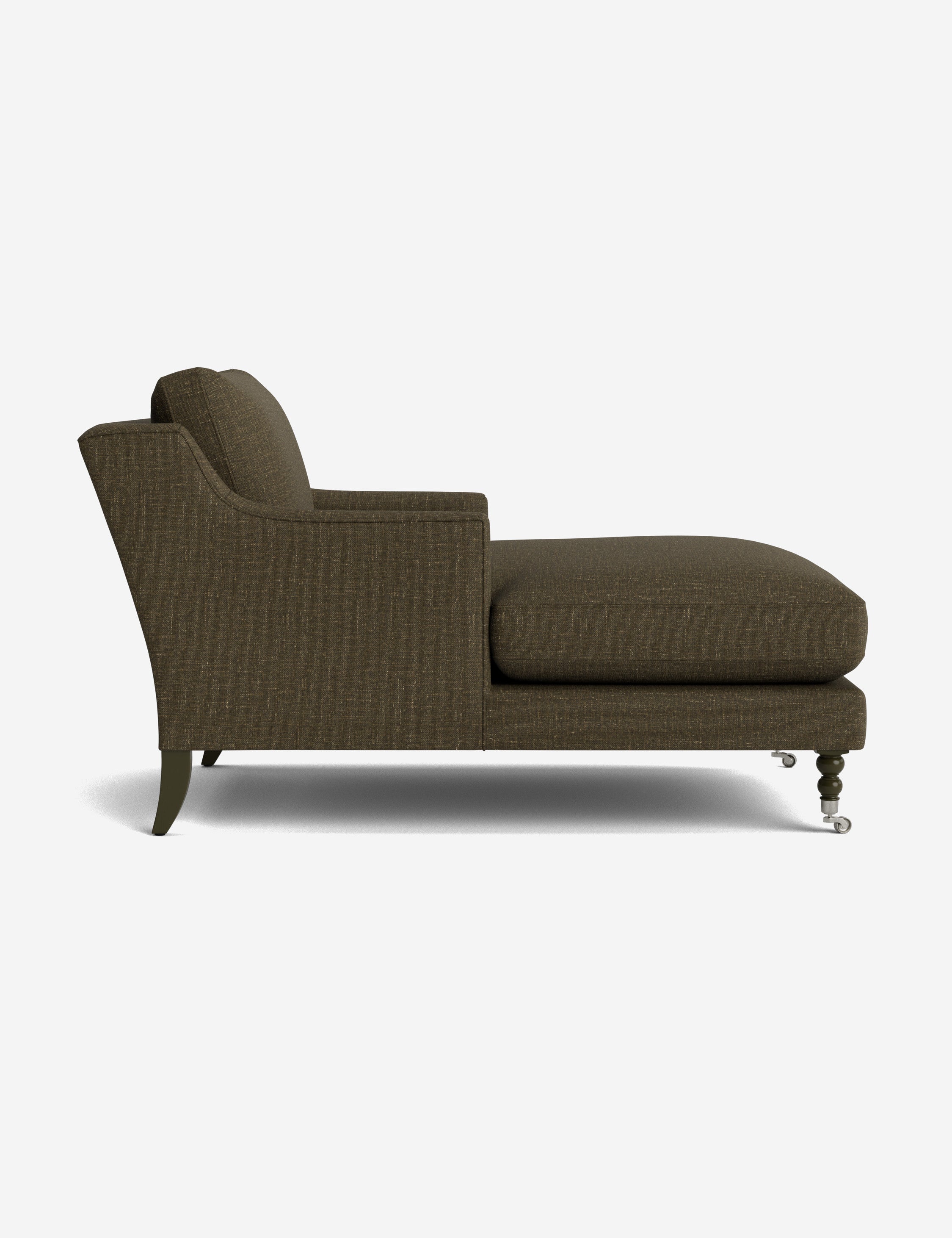 Fabienne Chaise Lounge Chair - Modern Accent Chair for Living Room, Bedroom & Office - Stylish Mid-Century Design with Upholstered Seat and Wooden Legs - Perfect for Relaxing, Reading & Home Decor