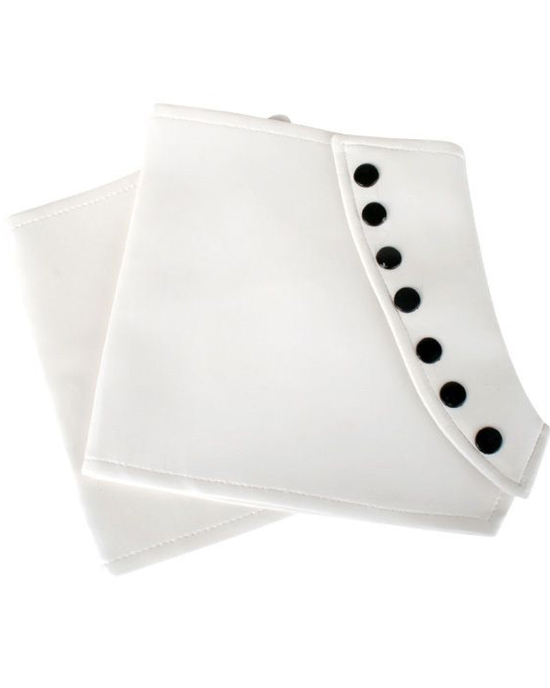 20s White Felt Spats - Vintage Style Shoe Covers for Cosplay, Historical Reenactment & Dance Performances - Perfect for 1920s Themed Parties & Costumes