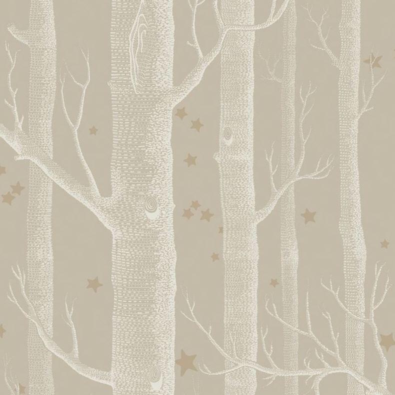 Cole and Son Woods Stars Wallpaper - Premium Peel and Stick Wallpaper for Bedroom, Living Room, Nursery | Vintage Floral Design | Easy to Install & Remove