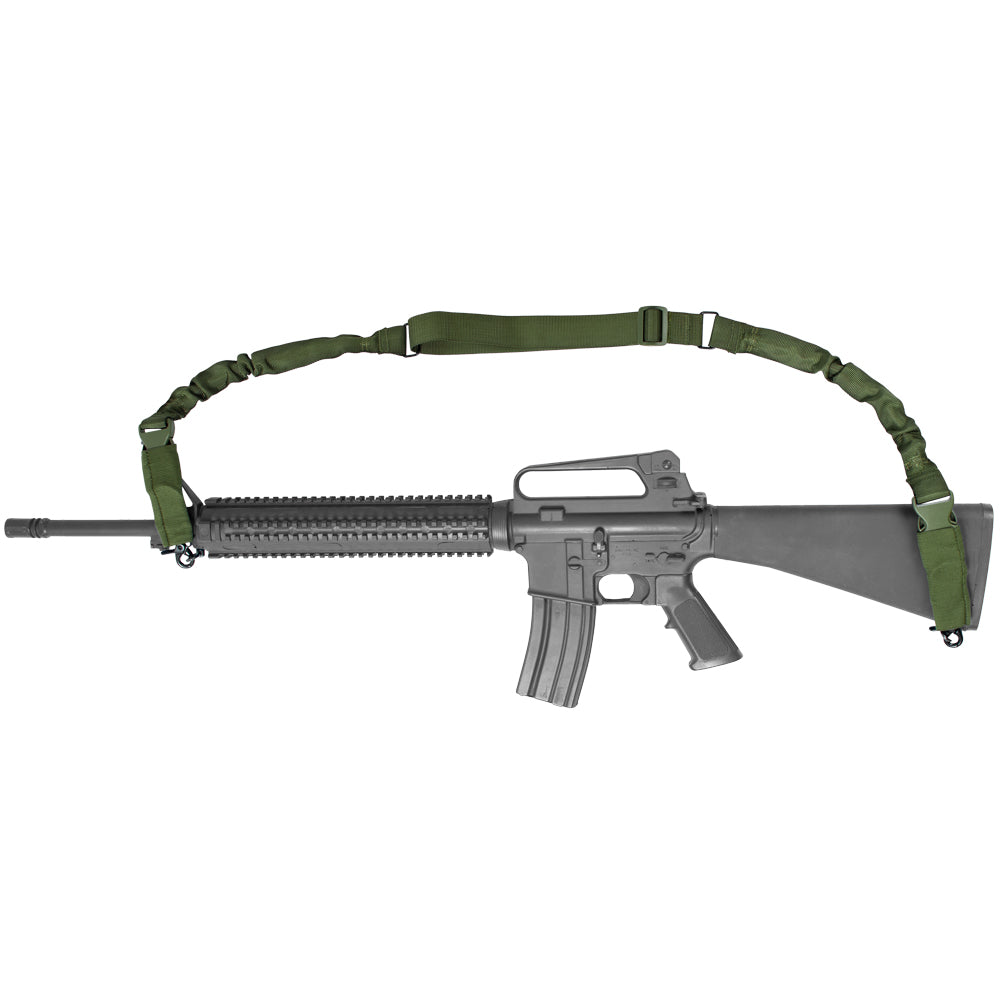 2-Point Adjustable Rifle Sling - Tactical Gun Strap for Hunting, Shooting & Outdoor Activities - Durable Nylon Material with Quick-Release Buckles