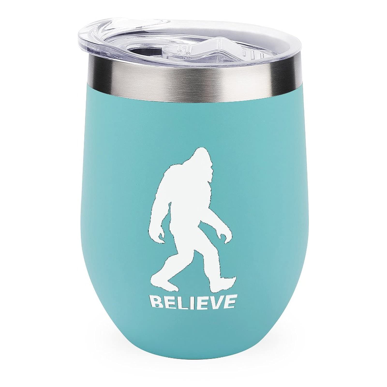 Stainless Steel Vacuum Insulated Wine Tumbler with Lid - Travel & Coffee Mug for Outdoors