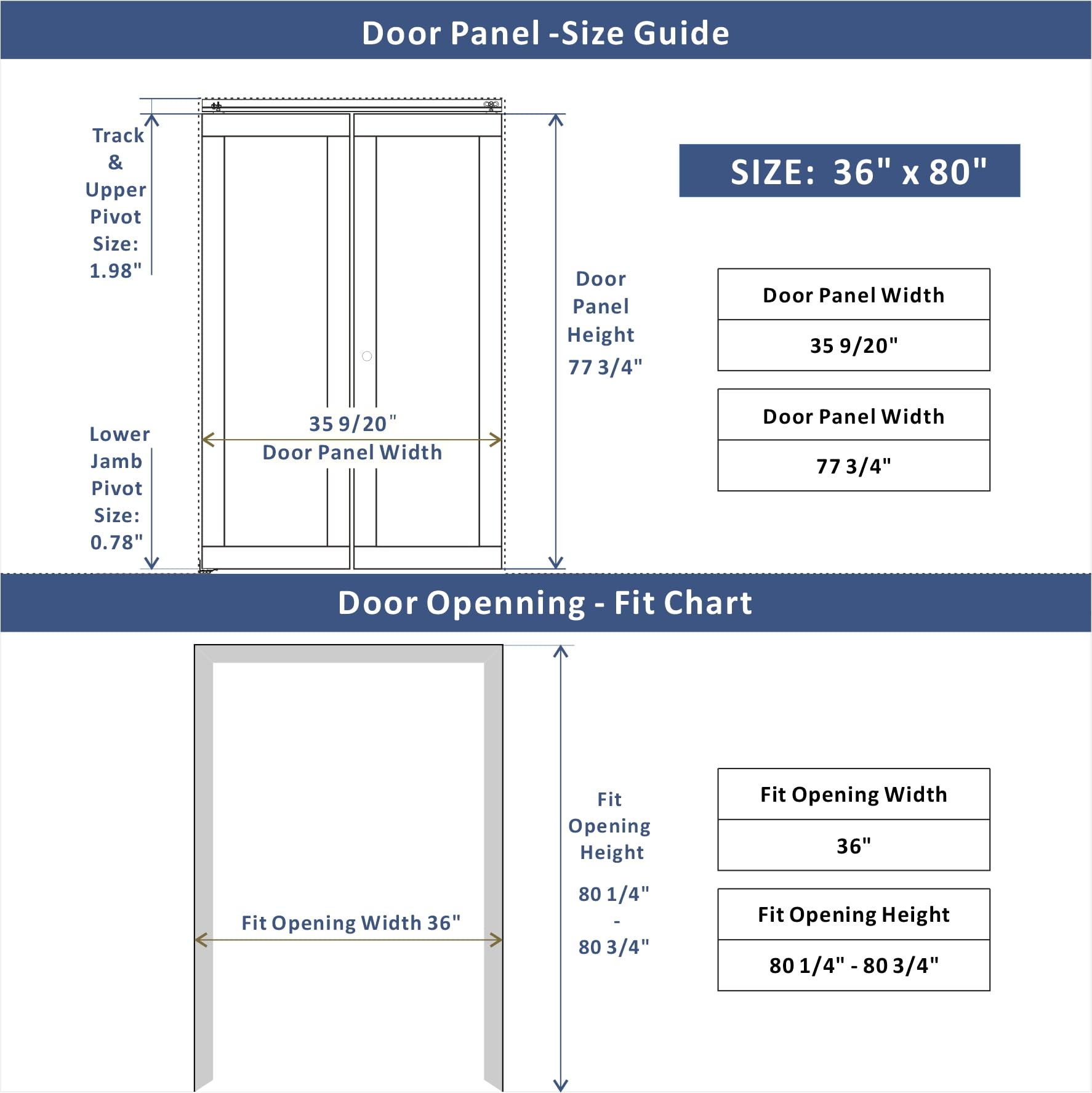 Barner Home White MDF Bi-Fold Closet Doors with Mirror - 30x80 Inches Interior Folding Door with Hardware Kit | Perfect for Bedrooms, Walk-In Closets & Space-Saving Solutions
