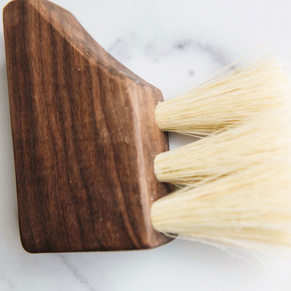 Premium Medium Wooden Counter Brush No. MT0998 - Natural Wood Handle & Durable Bristles for Kitchen Countertops, Tables & Hard Surfaces - Ideal for Home, Restaurant & Commercial Use