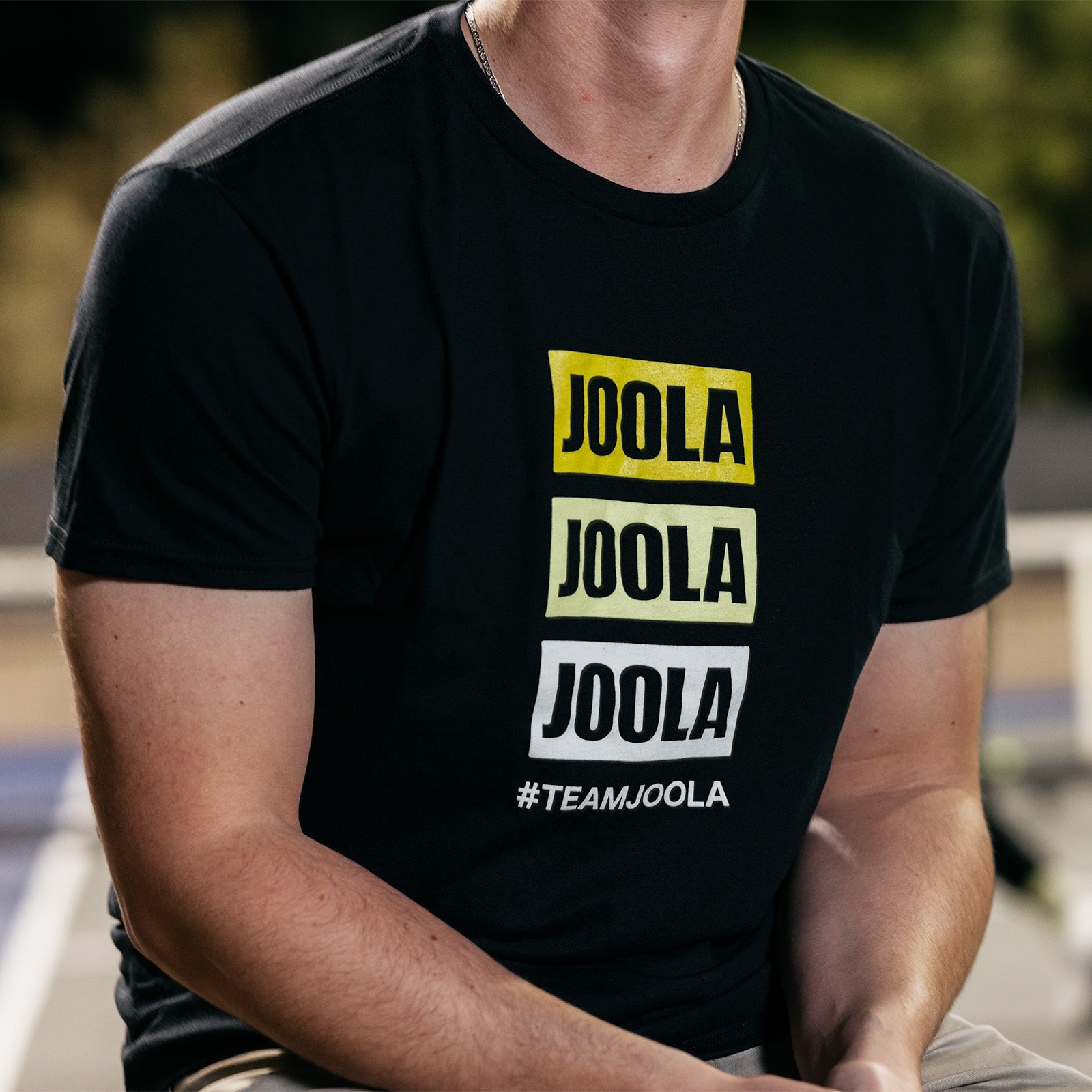 JOOLA Stacked Logo T-Shirt for Men & Women - Premium Cotton Tee for Table Tennis & Casual Wear - Perfect for Sports, Gym, and Everyday Outfits