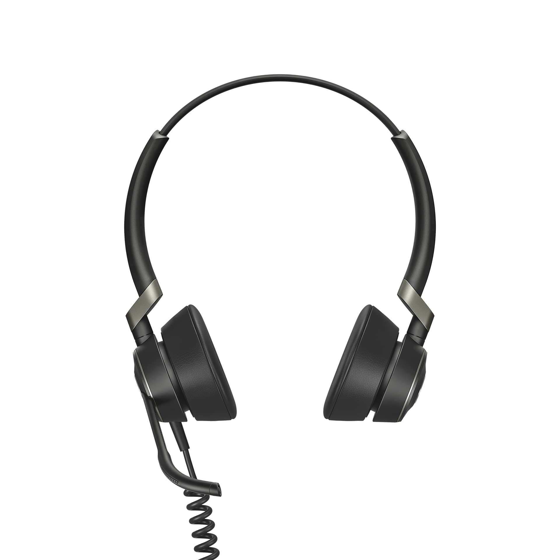Jabra Engage 50 On-Ear Stereo Headset - Microsoft Certified USB-C Wired Headphones with Passive Noise Cancellation - Compatible with Softphones, Web Clients & Office Communication - Perfect for Remote Work, Call Centers & Video Conferencing (Black)