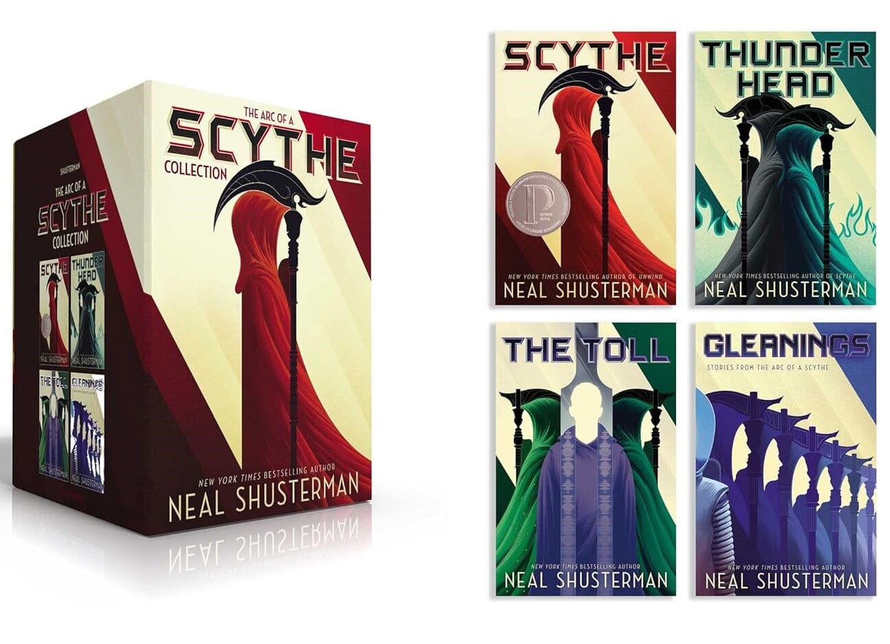 Arc of a Scythe 4-Book Box Set by Neal Shusterman | YA Dystopian Fiction Series | Paperback for Teens Ages 14+ | Perfect for Book Clubs & Fantasy Lovers