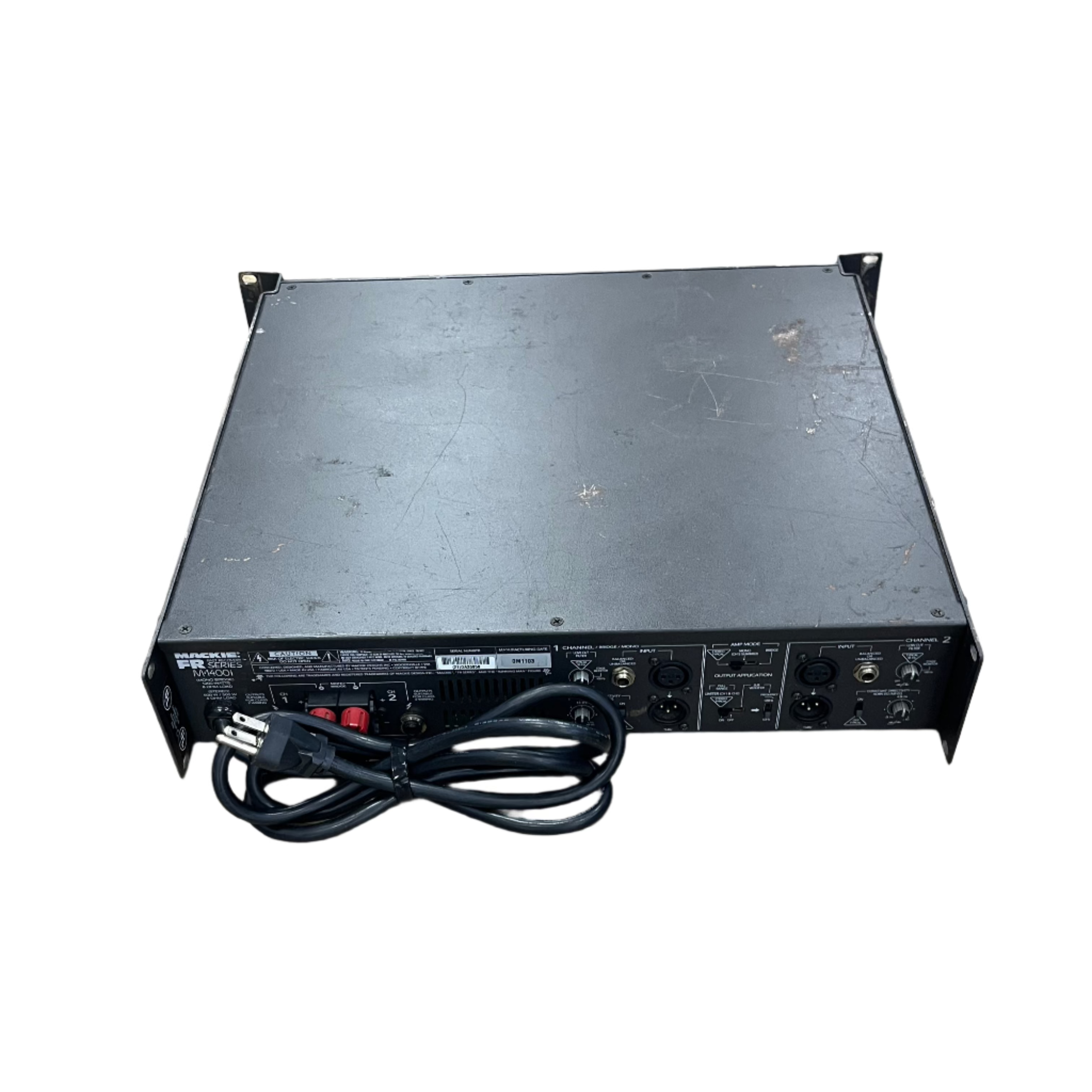 Mackie M1400i Professional Power Amplifier - 1400W High-Performance Audio Amp for Live Sound, DJ Gigs & Studio Recording