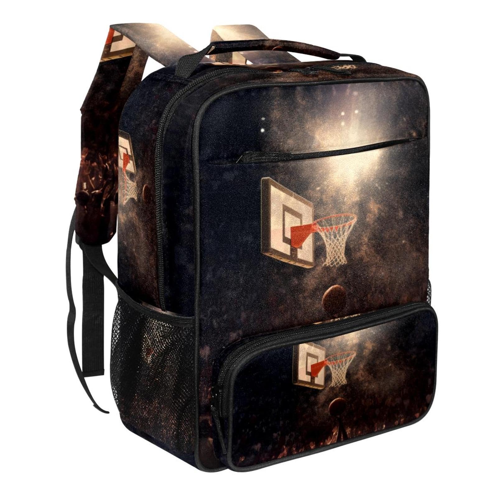 Best Travel Backpack for Women & Men - Durable Basketball Backpack with Hoop - Perfect for Gym, Sports & Outdoor Adventures