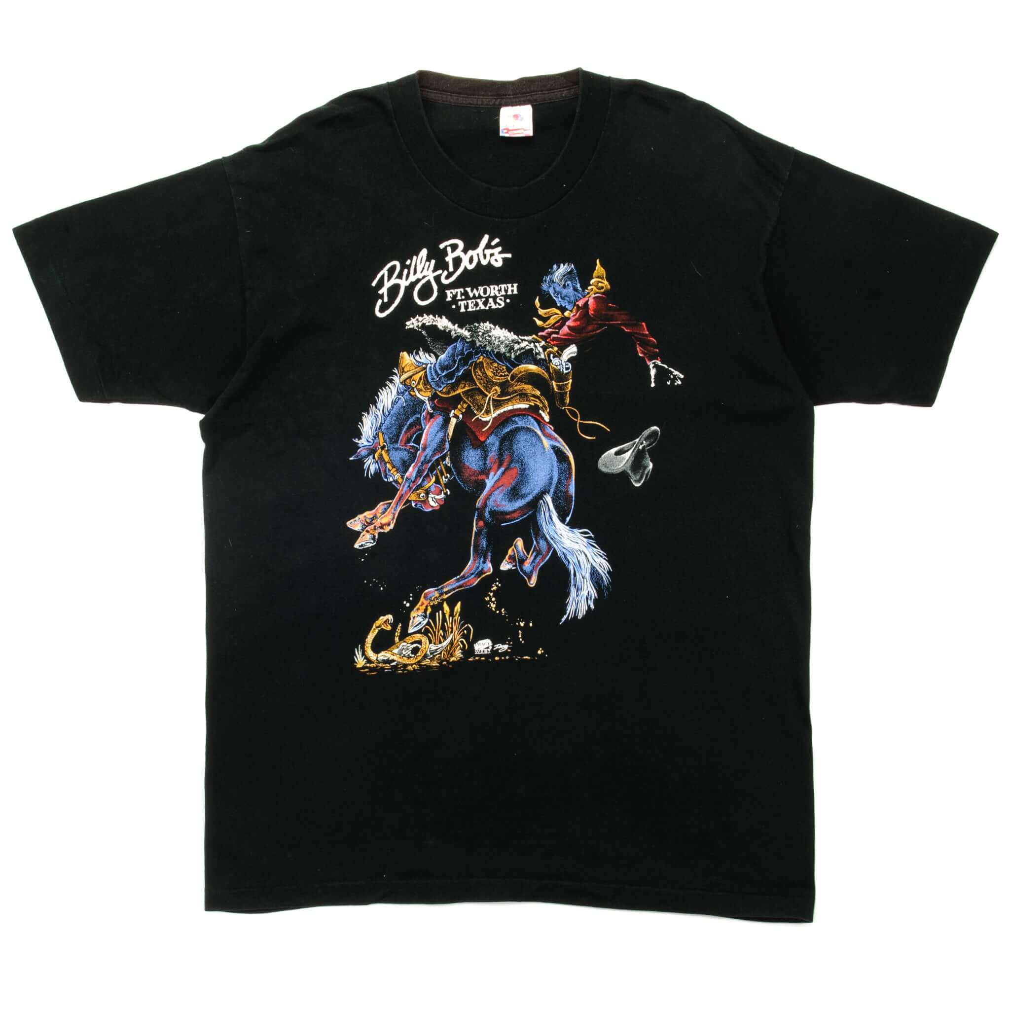 Vintage Billy Bob's Nightclub T-Shirt - Size Large - 100% Cotton - Made in USA - Retro Party & Casual Wear