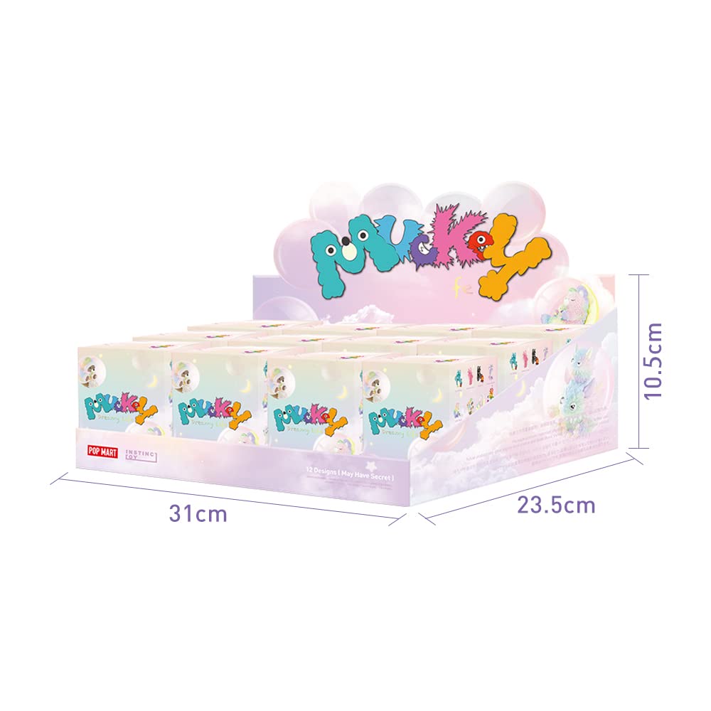 POP MART INSTINCTOY Muckey Dreamy Life Series - 12PCs Random Blind Box Collectible Action Figures | Cute Home Decor & Holiday Birthday Gifts for Boys Girls | Perfect for Display, Collection & Surprise Gifting