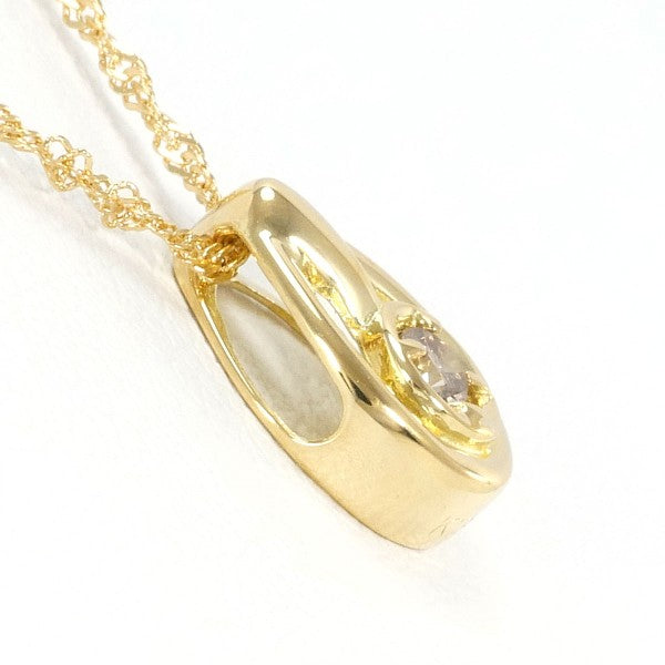 18K Yellow Gold Brown Diamond Necklace for Women - Elegant & Luxurious Jewelry Gift for Anniversary, Wedding, Valentine's Day | Perfect for Evening Parties & Special Occasions