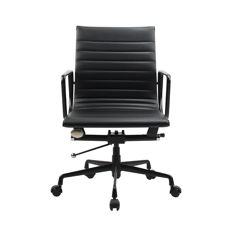 DAKIN Ergonomic Low Back Office Chair - Black Mesh Computer Desk Chair for Home & Office, Comfortable Task Chair with Adjustable Height & Swivel - Perfect for Long Hours of Work or Gaming