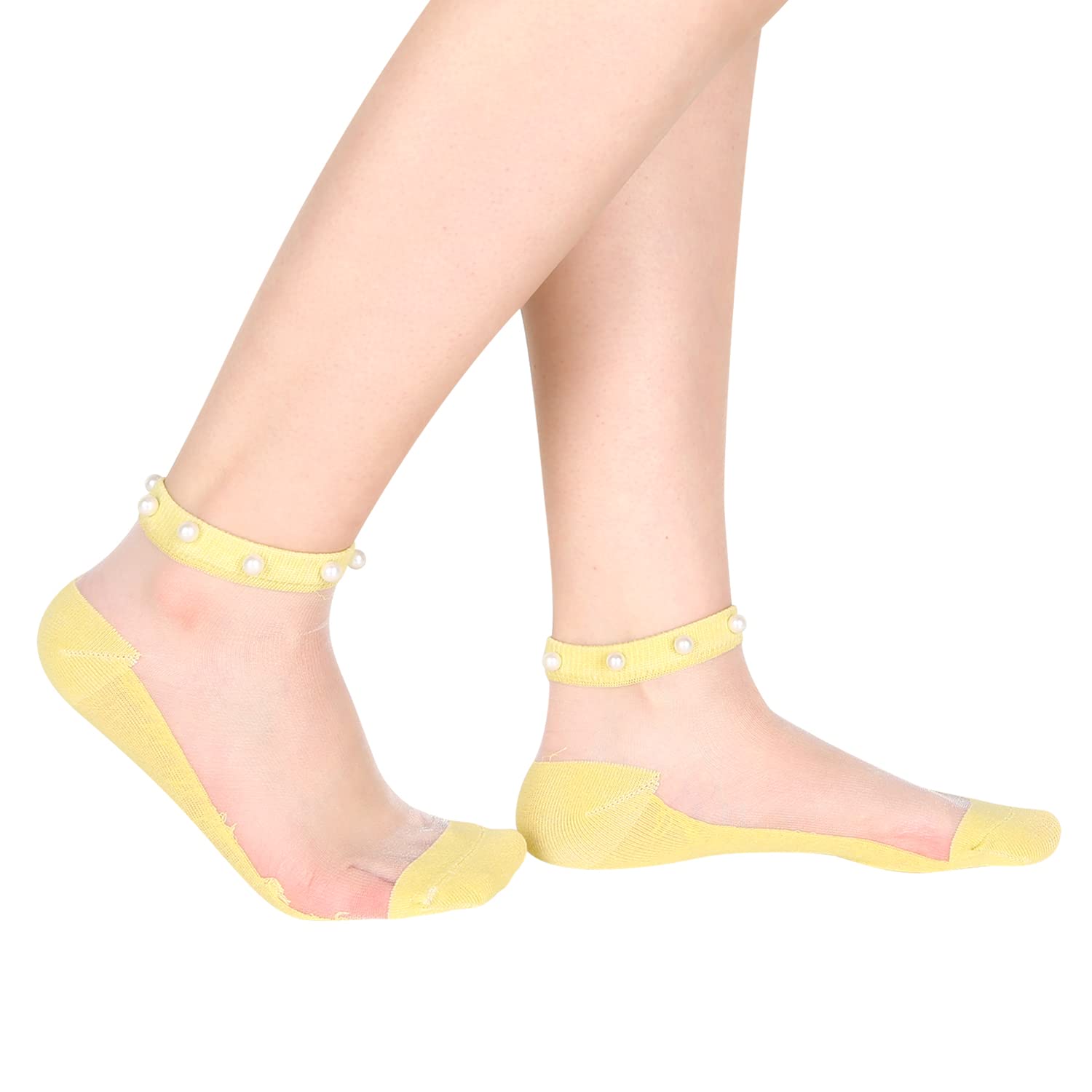 Benefeet Sheer Ankle Socks for Women - Thin Lace Nylon Summer Socks for Daily Wear