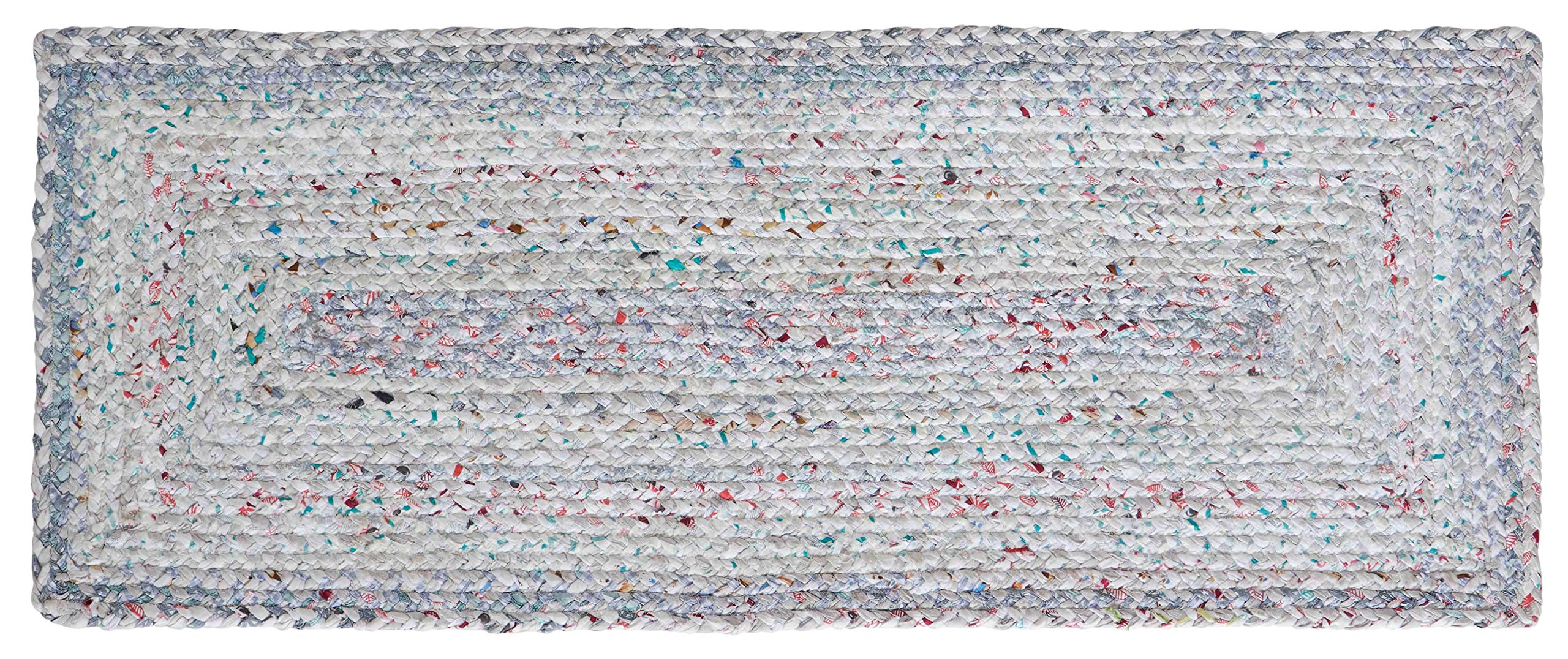 Pastel Chesapeake Accent Rug 24x60 Inches - Soft Non-Slip Runner for Hallway, Bedroom & Living Room Decor