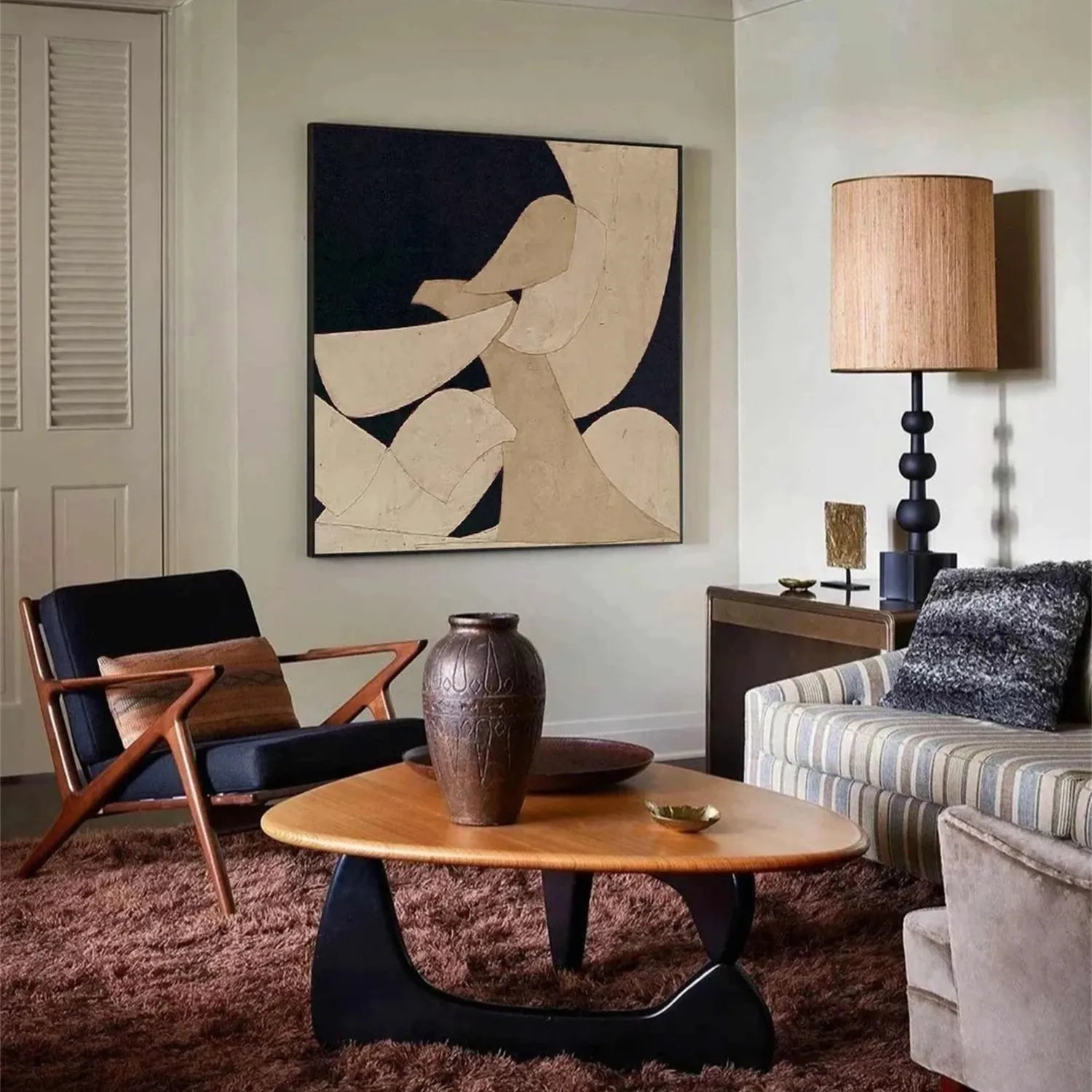 Abstract Tranquility Art Painting #WS148 - Modern Wall Decor for Living Room, Bedroom & Office - Calming Canvas Artwork for Home & Workspace
