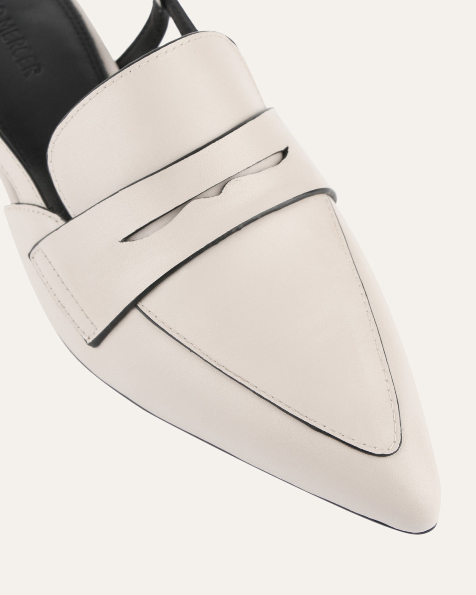 ELOISE Women's Dress Flats in Bone Leather - Comfortable & Stylish Shoes for Work, Office, and Casual Outfits