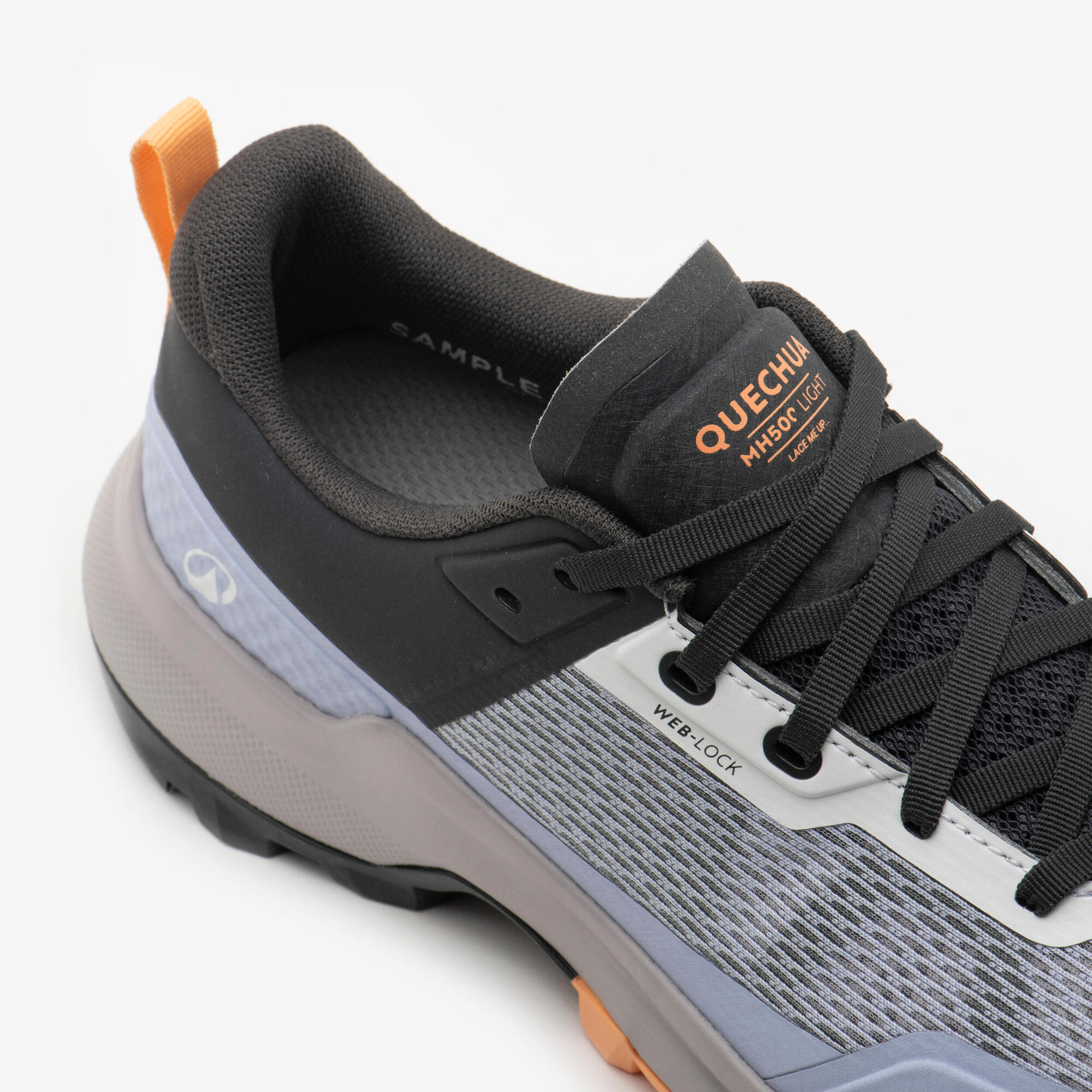 Quechua Women's MH500 Lightweight Hiking Shoes - Waterproof & Breathable Trail Running Shoes for Outdoor Adventures, Hiking, and Travel