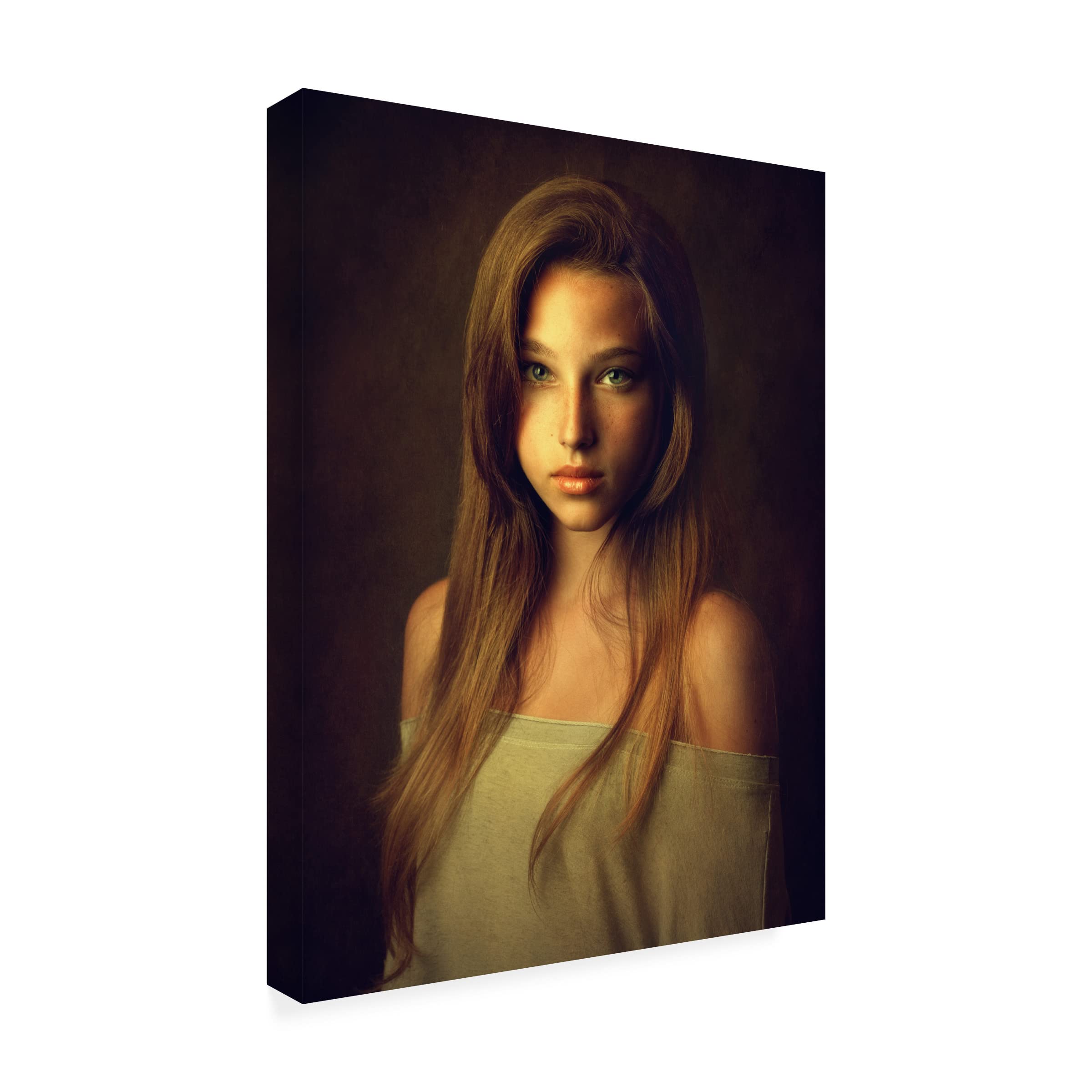Trademark Fine Art 'Tanya' Canvas Wall Art by Zachar Rise - Elegant Home Decor for Living Room, Bedroom & Office