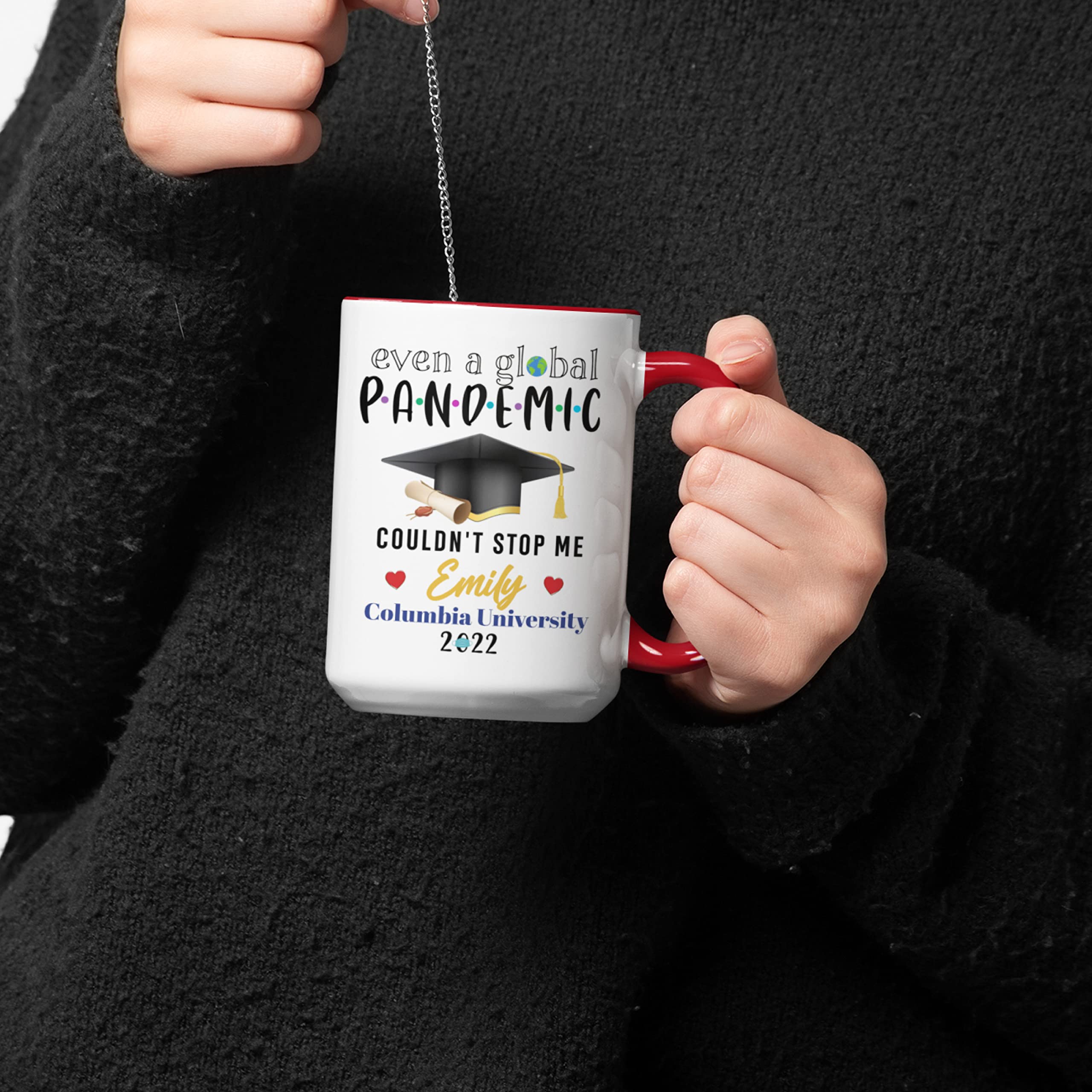 Personalized Graduation Mug with Name - Class of 2023 Graduation Gift for Her, Him, Daughter, Son & Friend | Unique University Graduation Present for 2023 Graduates | Perfect for Celebrations, Office Use & Daily Coffee Moments