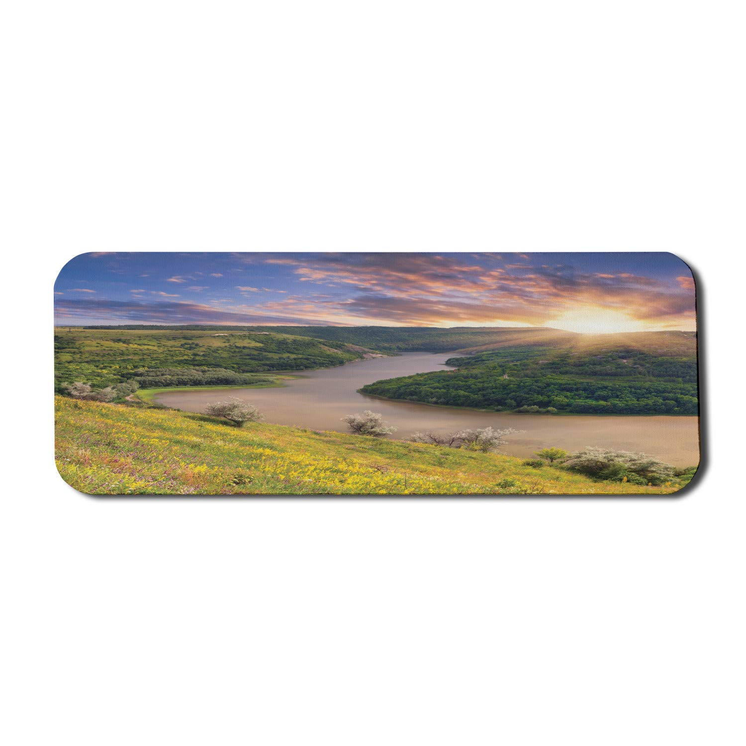 Ambesonne Nature Themed Computer Mouse Pad - Non-Slip Rubber Gaming Mousepad (31