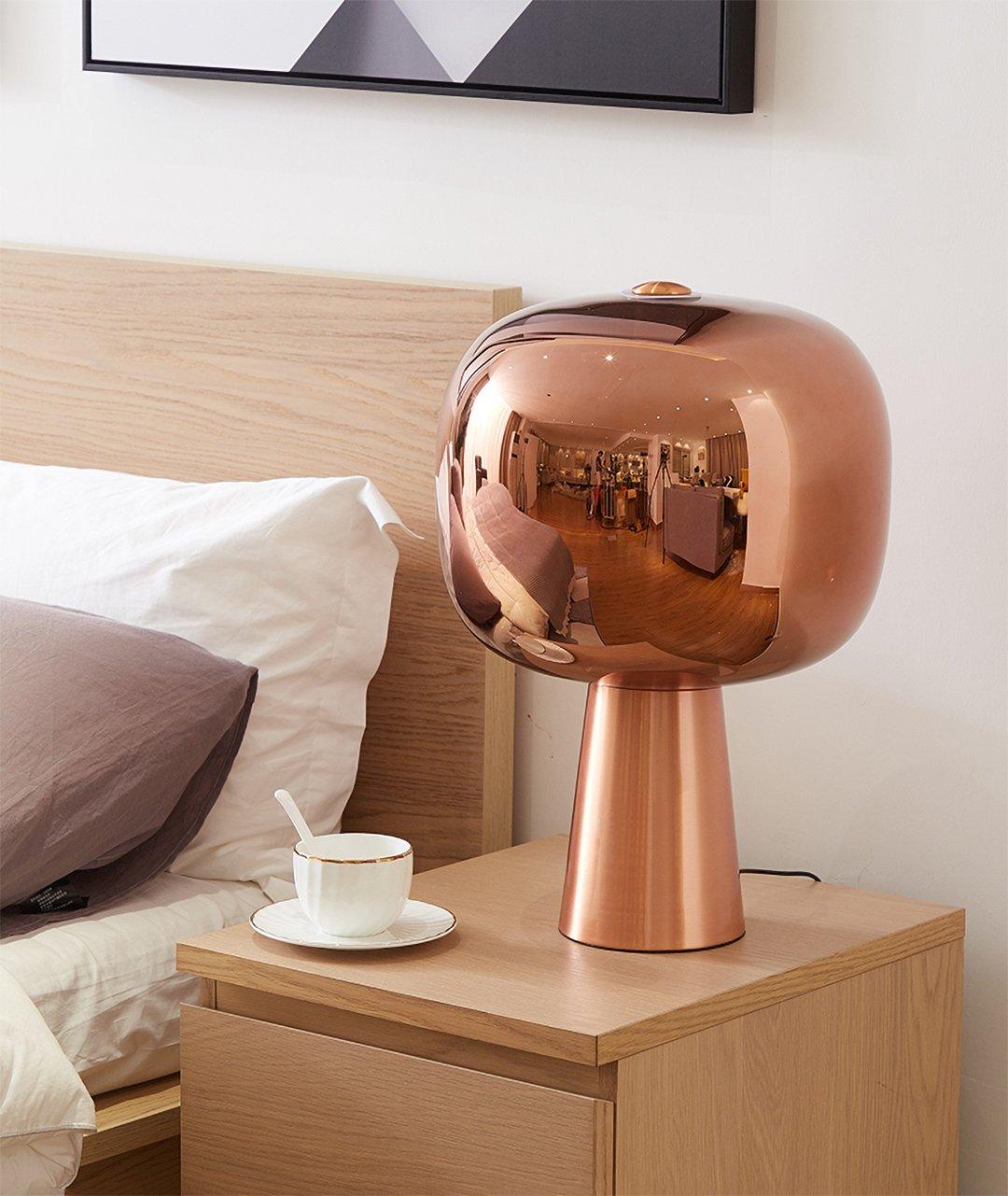Modern Dusk to Dawn Table Lamp with Auto Sensor - Perfect for Bedroom, Living Room & Office Night Light
