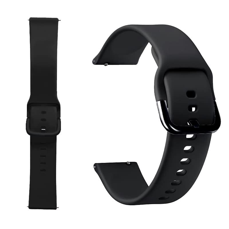3 Pack Samsung Galaxy Watch 4 Classic Soft Replacement Bands - Comfortable Durable Silicone Watch Straps for Workout, Running & Daily Wear