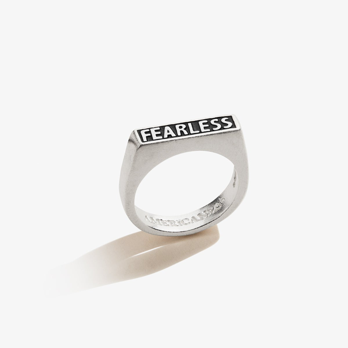 Fearless Signet Ring for Men & Women - Personalized Engraved Stainless Steel Jewelry - Perfect for Gifts, Weddings & Everyday Wear