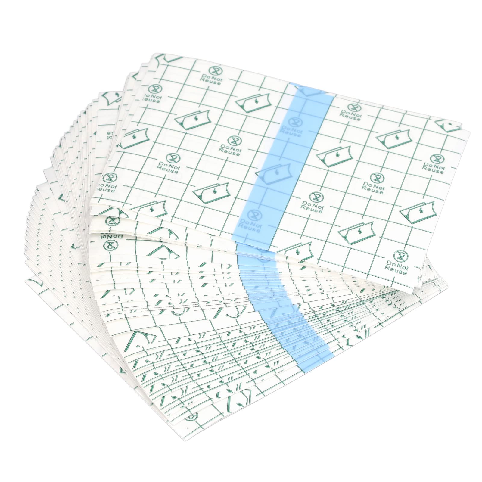 Disposable PU Film Makeup Palette - Single Use Waterproof Cosmetic Hand Palette for Professional Artists & Wound Bandage | Ideal for Sanitary Makeup Application, Tattoo Shops & Medical Use