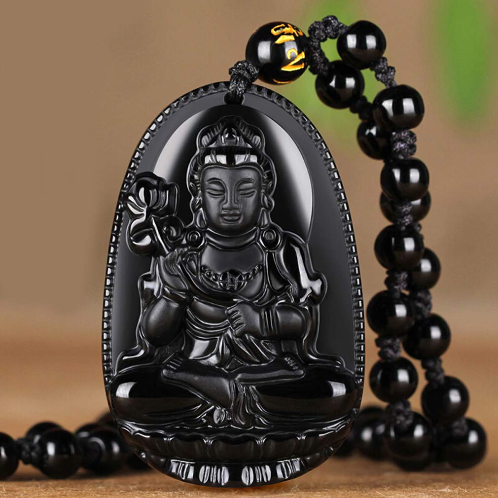 Natural Green Jade Pendant Necklace for Women & Men - Dragon, Phoenix, Buddha, Kwan-Yin & Eight Trigrams Amulet | Spiritual Protection & Fashion Jewelry Gift