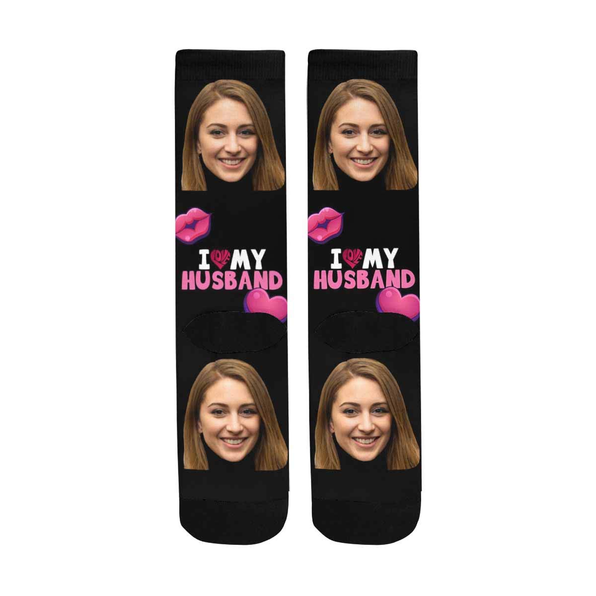 Custom Photo Socks - Personalized Funny Face Print Socks for Birthday Gifts | Unique Novelty Socks for Parties, Christmas Presents & Couple Gifts