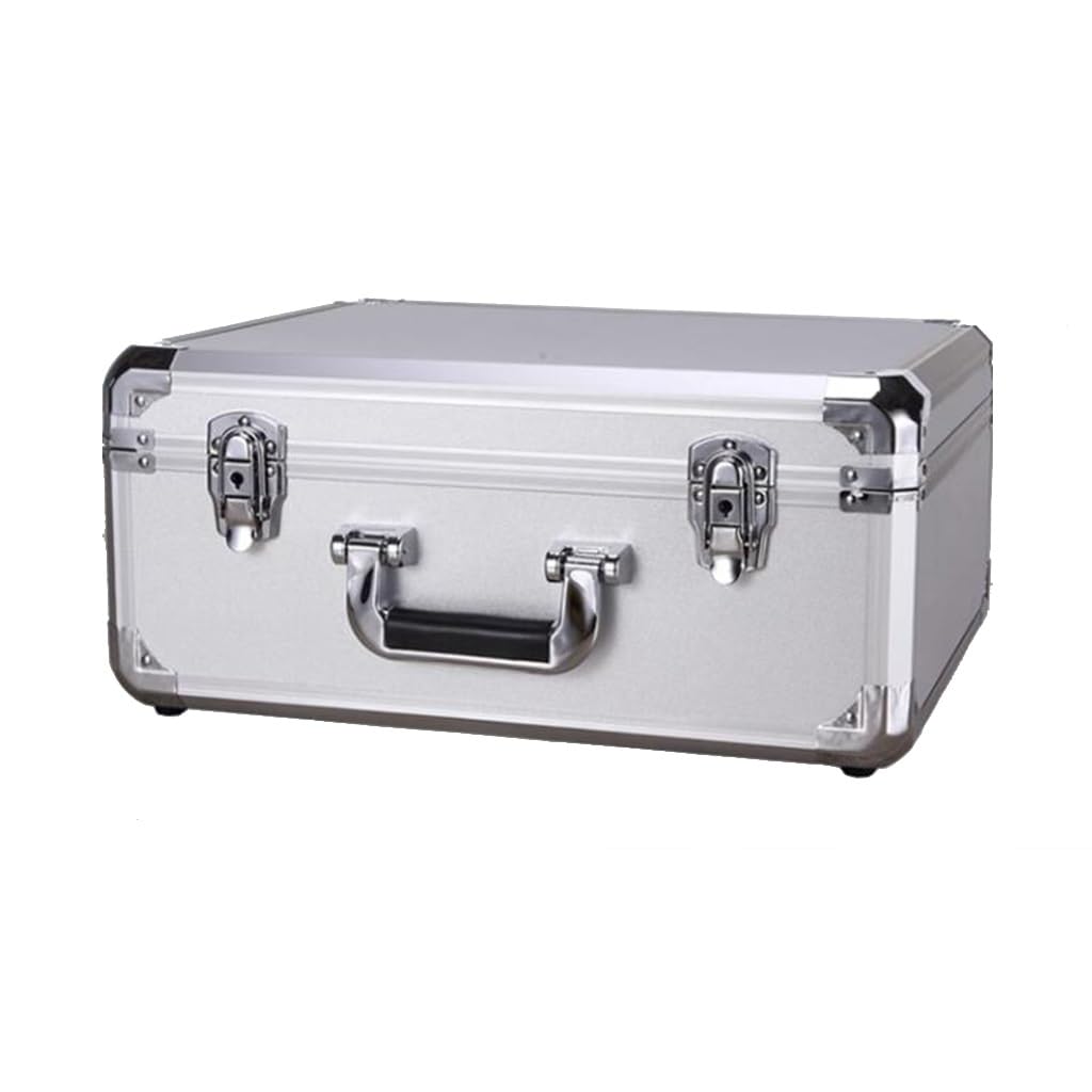Premium Aluminum Briefcase with Lock - Durable Protective Case for Laptops, Tools & Valuables | Ideal for Business Travel, Office & Secure Storage