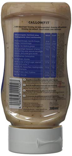 Callowfit 1000 Island Style Dressing 300ml - Perfect for Salads, Sandwiches & Burgers | Gluten-Free & Vegan-Friendly