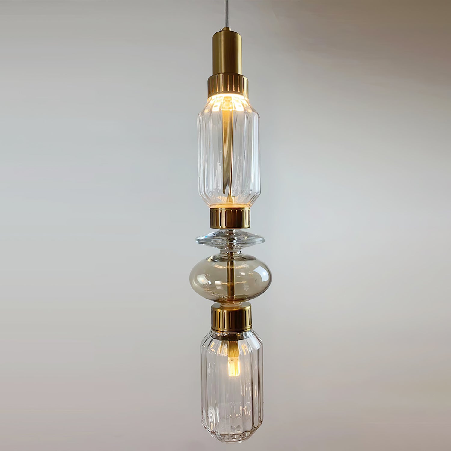 Elegant Ballet Pendant Light - Modern Crystal Glass Ceiling Lamp for Living Room, Bedroom & Dining Room - Perfect for Home Decor and Romantic Ambiance