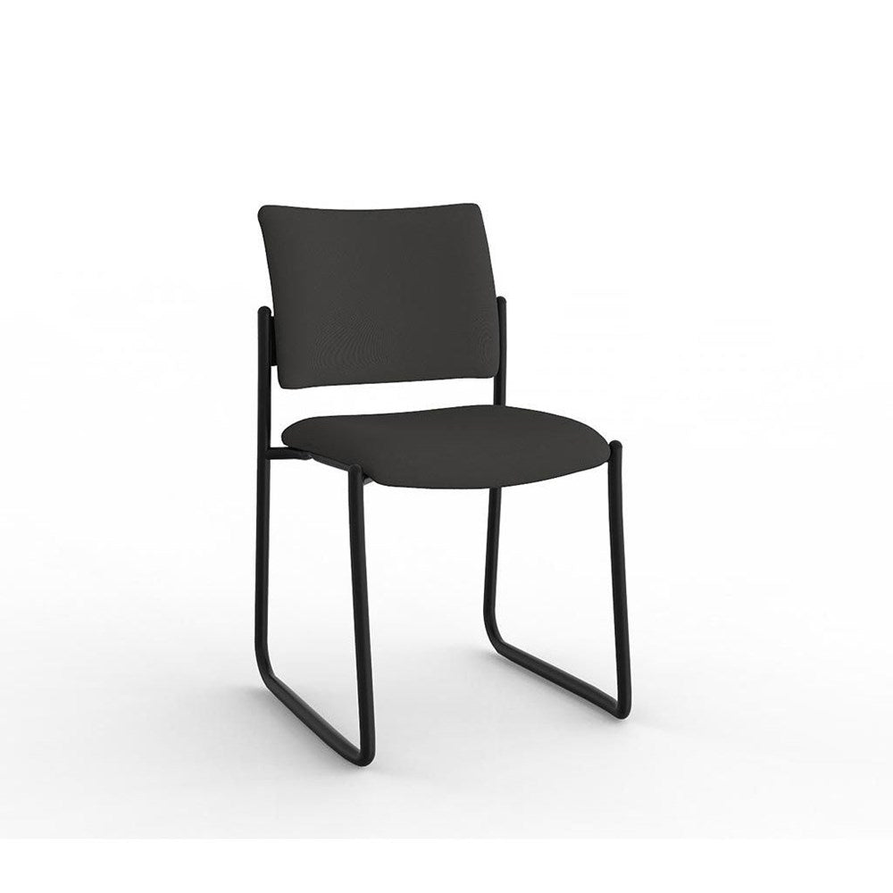 Que Visitor Chair - Comfortable & Durable Office Guest Chair for Reception, Waiting Room, or Conference Room - Modern Design with Ergonomic Support